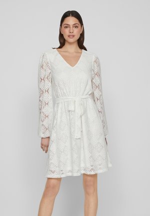 VISUSANNI V NECK DRESS - Robe de jour - egret