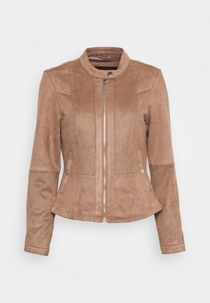 Chaqueta de cuero sintético - brown