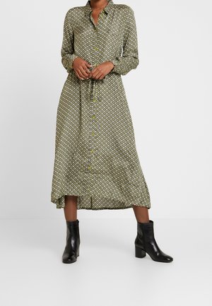 Abito a camicia - green