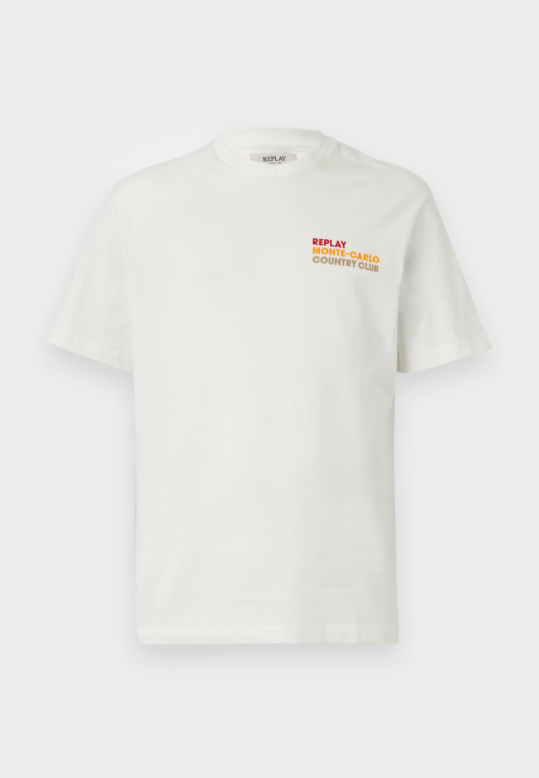 売れ筋商品|||リプレイ Tシャツ レディース トップス MONTE CARLO TENNIS CLUB - Print T-shirt - off white リプレイ レディース Tシャツ トップス MONTE CARLO TENNIS CLUB