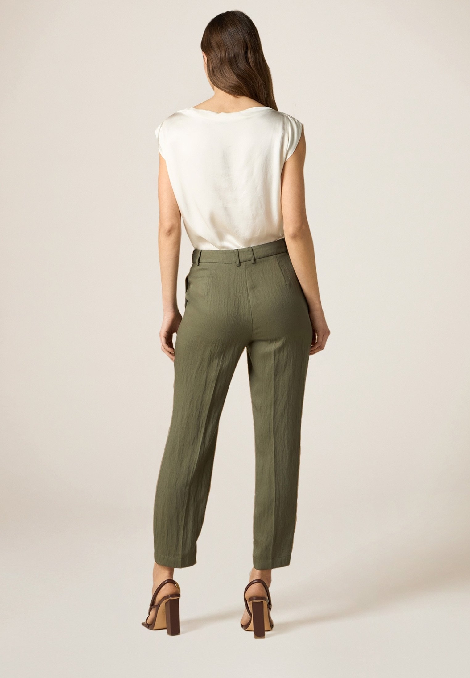 Oltre Trousers - verde/green - Zalando