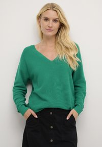 Cream CRSILLAR - Pulover - proud peacock
