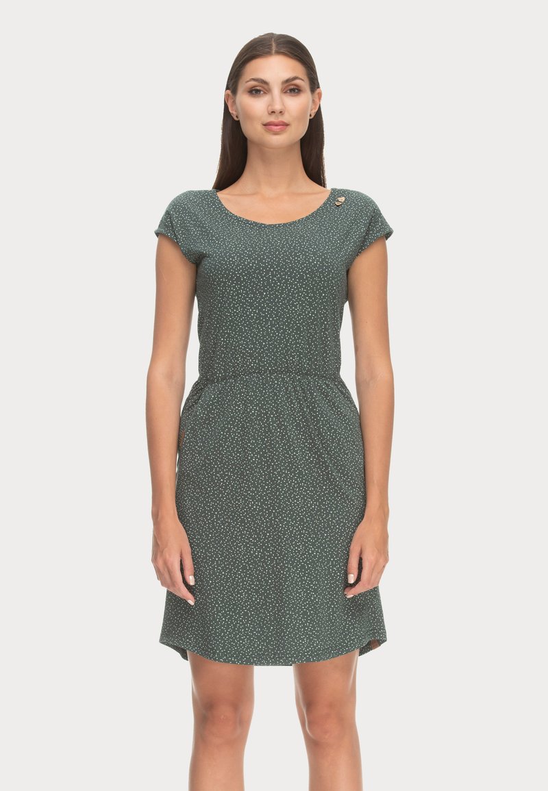 Ragwear LILITHE - Trikotāžas kleita - dark green