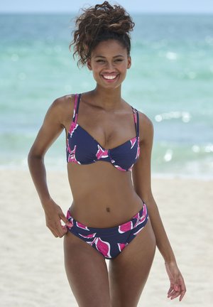 LASCANA, LASCANA BIKINI-HOSE - Bikini-Hose - marine-bedruckt