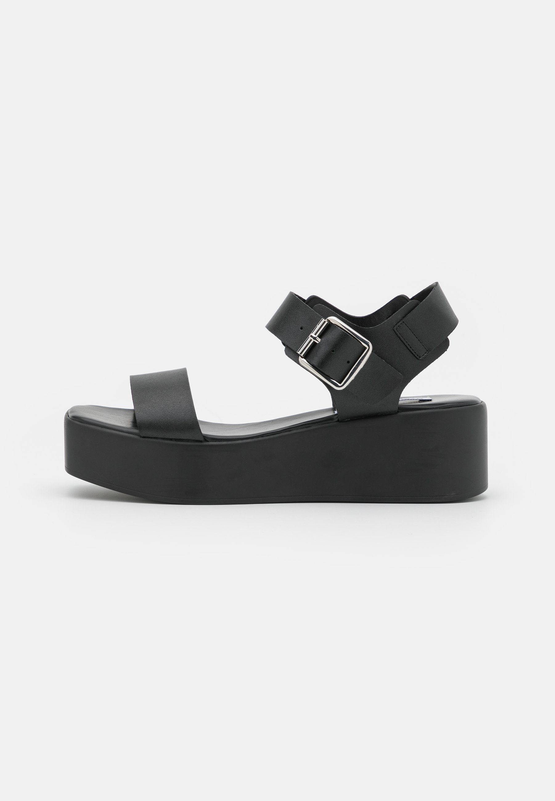 sandals black platform
