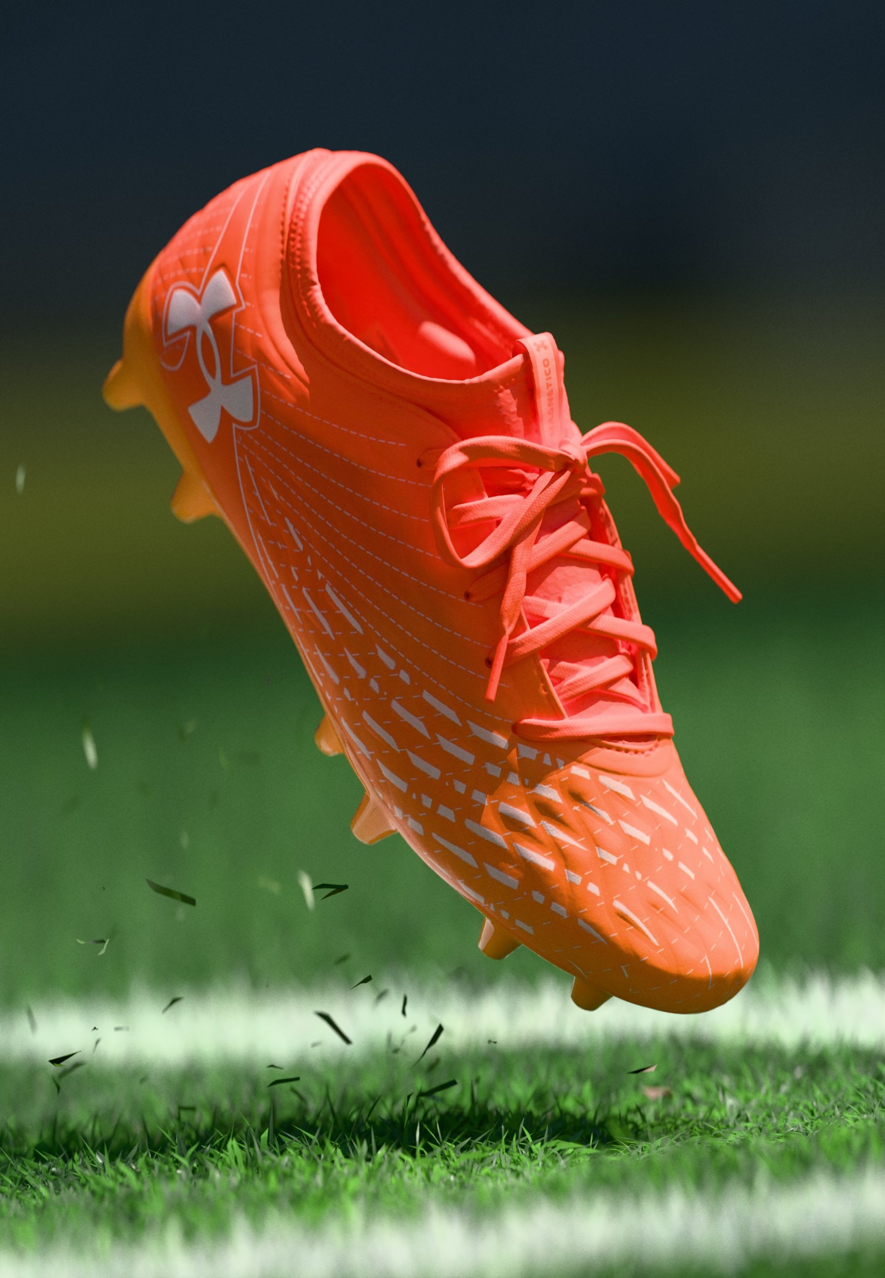 Under Armour SHADOW TURF 3 - Firm-ground football boots - blaze