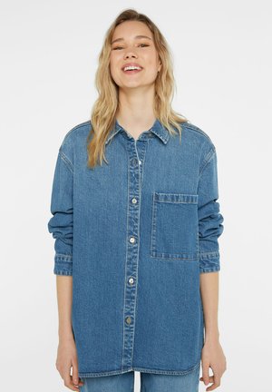 Hemdbluse - mid blue