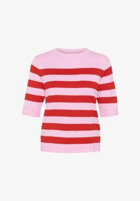 Selezionato, pink red stripe