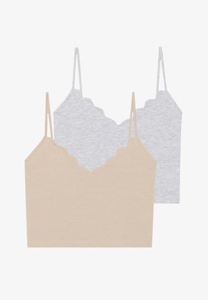 2 PACK - Débardeur - simply taupe/light grey