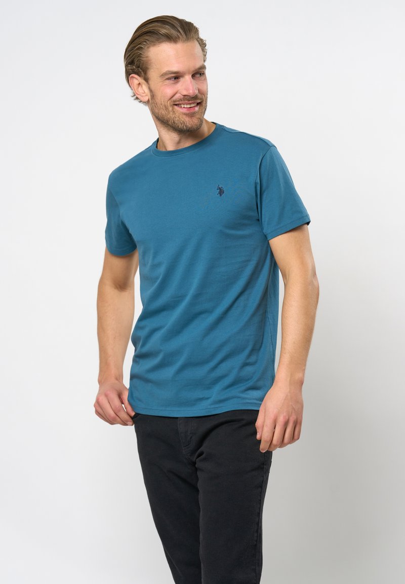 U.S. Polo Assn. ARJUN - Osnovna majica kratkih rukava - indian teal