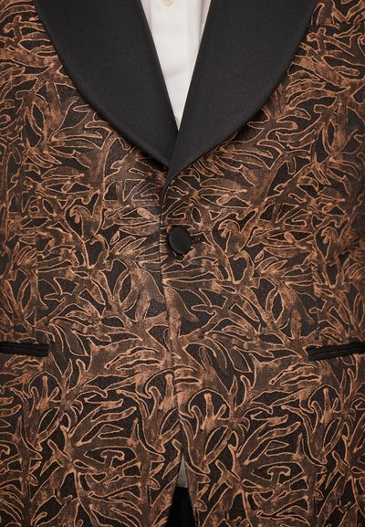 Pal Zileri GIACCA UOMO CON INSERTI - Ülikonnapintsakud - black/gold-coloured