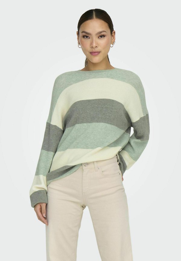 ONLATIA STRIPE - Strickpullover