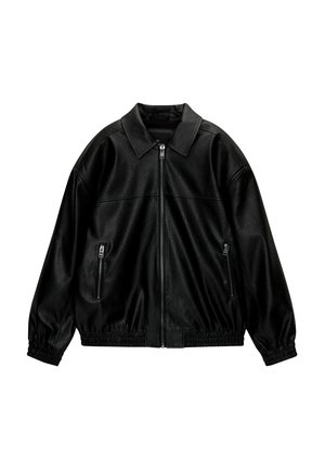 PULL&BEAR - Kurtka ze skóry ekologicznej