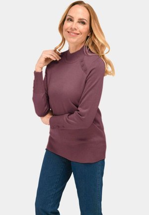 Strickpullover - cassis