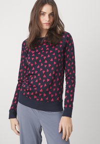 Calida LANGARM - Pyjamashirt - dark lapis blue