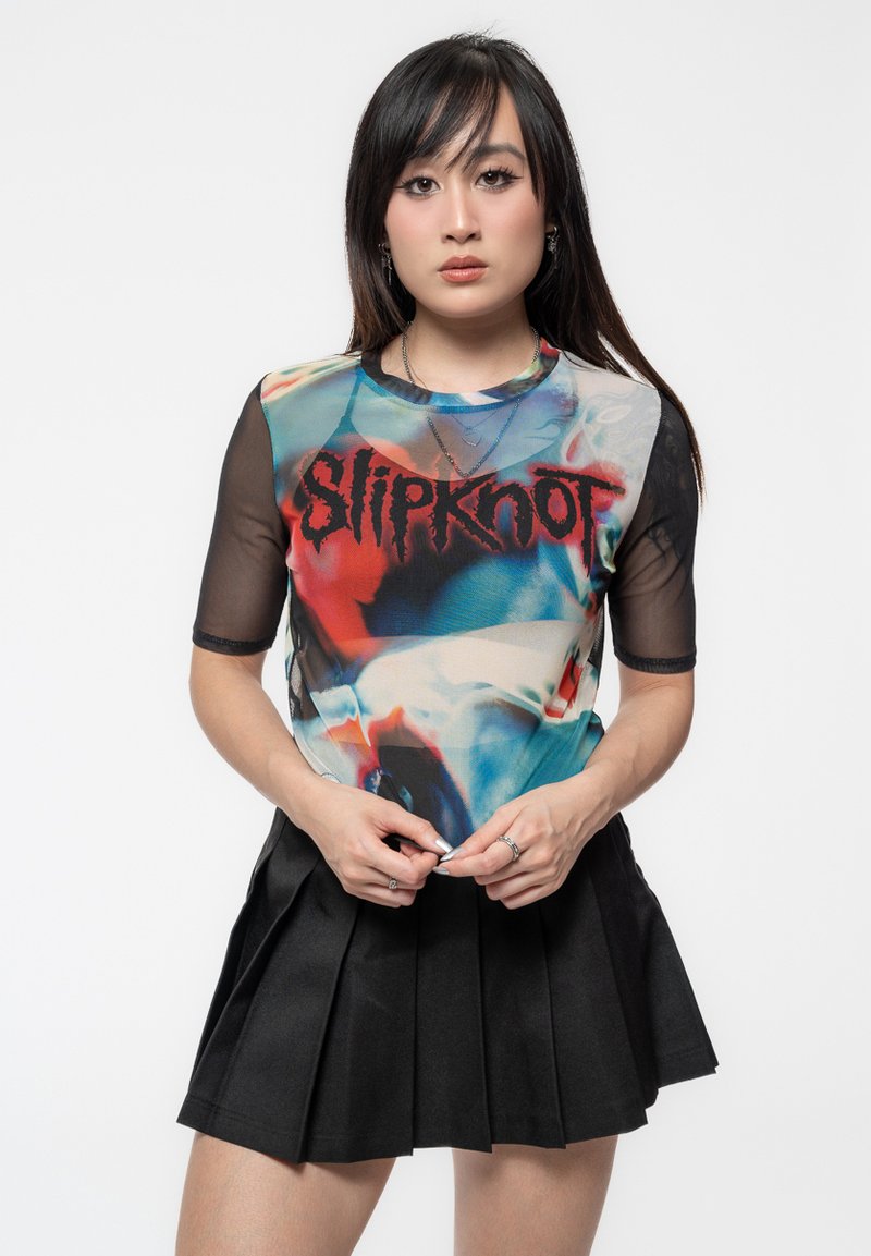 Paradiso Clothing SLIPKNOT THE END SO FAR FACE - Print T-shirt - black