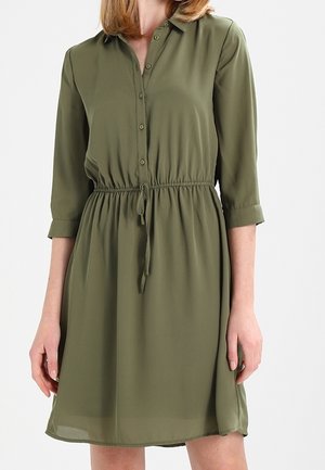 Shirt dress - khaki