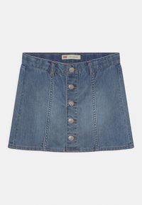 Levi's® HIGH RISE BUTTON FRONT - Denimová sukně - milestone