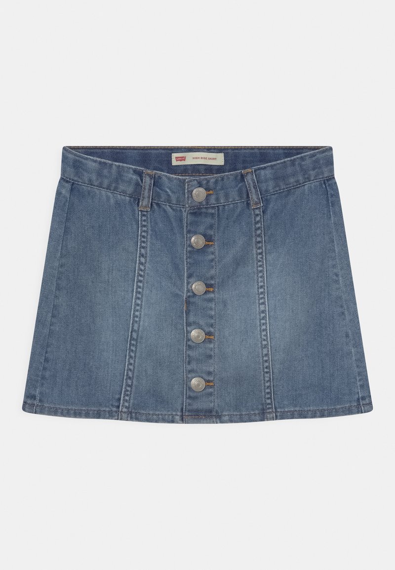Levi's® HIGH RISE BUTTON FRONT - Denimová sukně - milestone