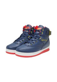 Patrick Ewing REBOUND BY EWING 33 HI - Magas szárú edzőcipők - navy red yellow white