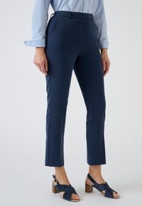 Damart 7/8ÈME BI-STRETCH - Pantalones - marine foncé