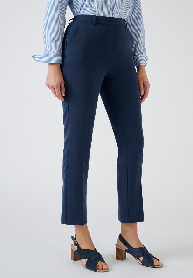 Damart 7/8ÈME BI-STRETCH - Pantalones - marine foncé