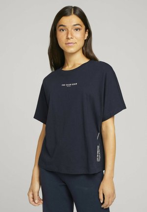 Print T-shirt - sky captain blue