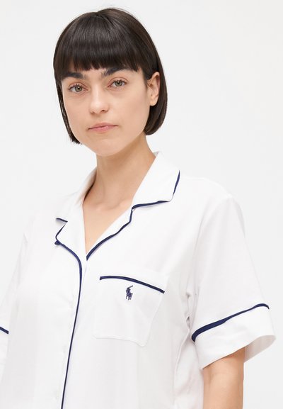 Polo Ralph Lauren SHORT SLEEVE PJ - Σετ πιτζάμας - white cloud