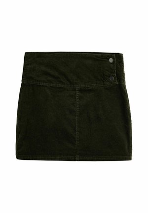 Next, PETITE FIT - CORD MINI SKIRT - Mini skirt - khaki green