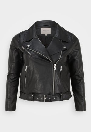 Giacca in similpelle - black