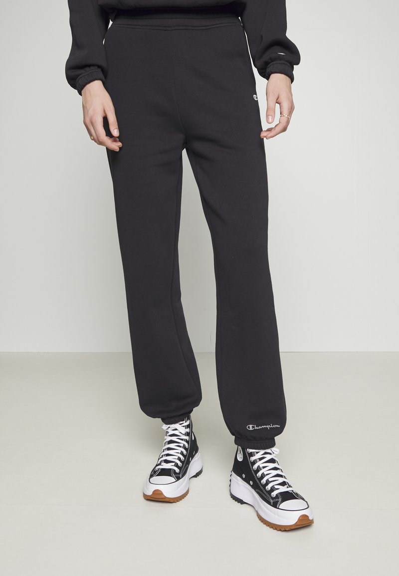 Champion Rochester ELASTIC CUFF PANTS - Trainingsbroek - black/zwart ...