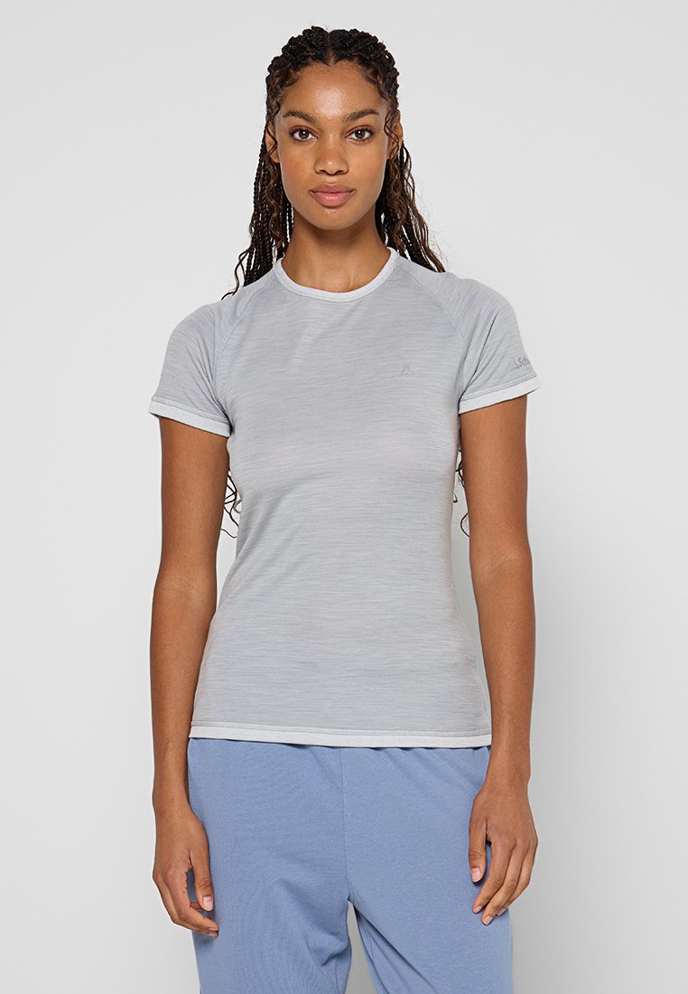 Schöffel T-shirt basic grijs Schöffel T-shirt basic grijs