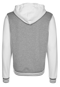 Urban Classics 2-TONE  - Felpa con zip - grey/white
