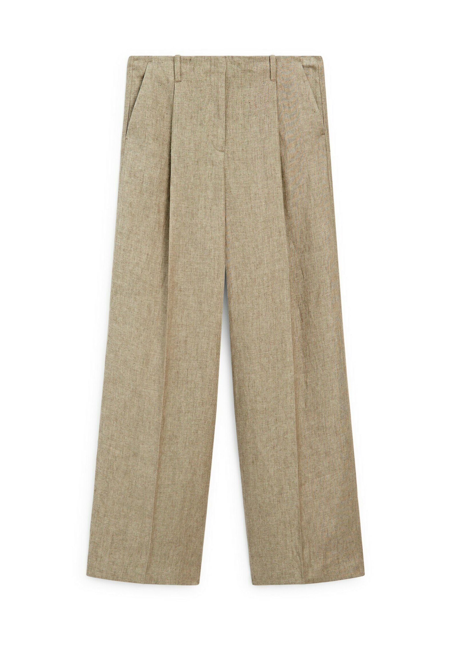 Massimo Dutti DART - Trousers - beige - Zalando.co.uk
