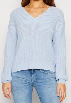 VILA Maglione - light blue