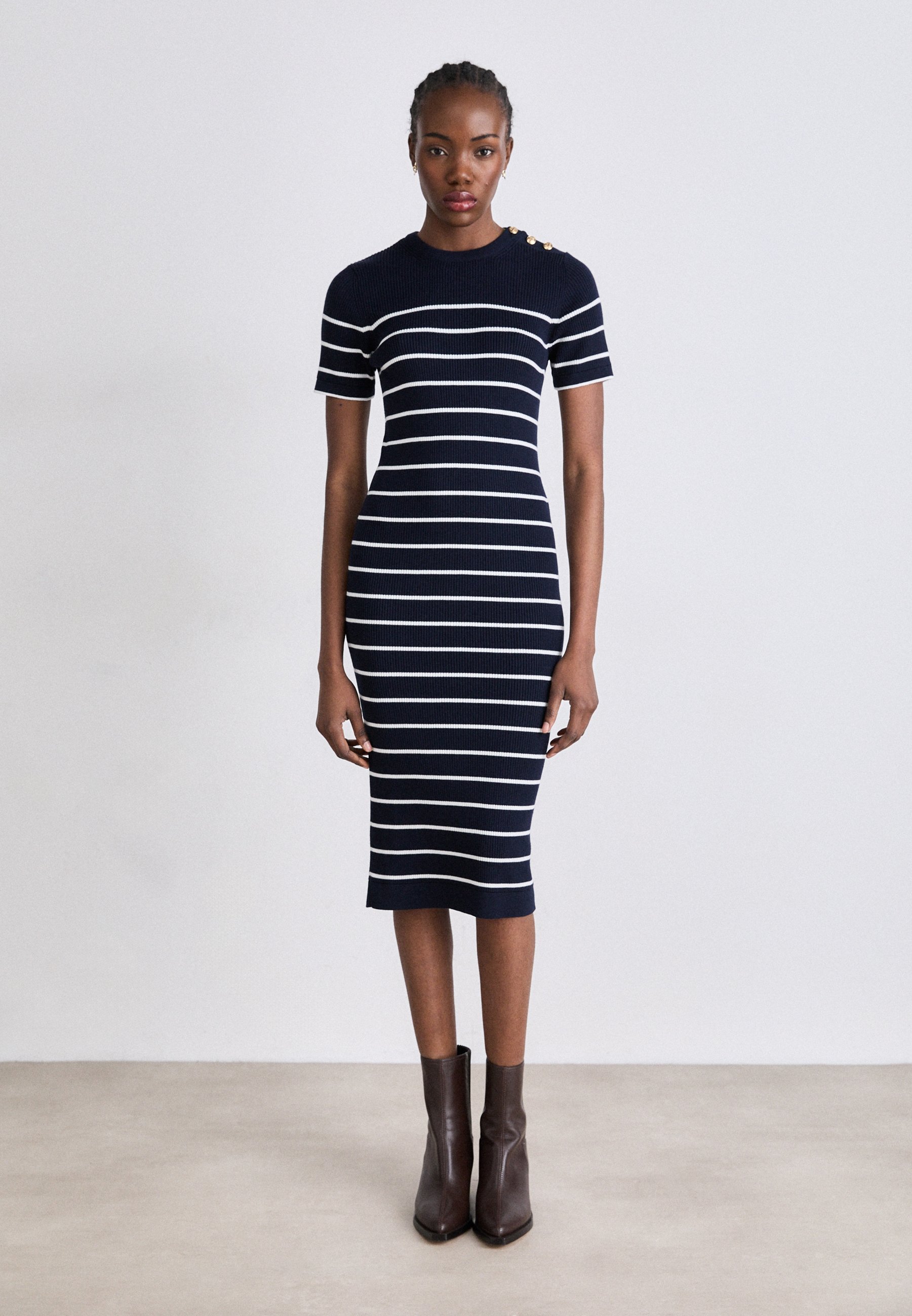 GANT BRETON DRESS - Jumper dress - evening blue/dark blue - Zalando.co.uk