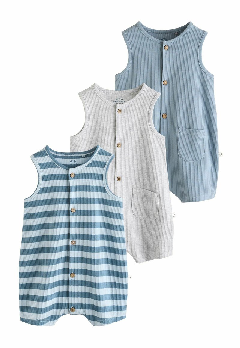 Next - REGULAR FIT  3 PACK - Jumpsuit - blue yellow, Vergrößern