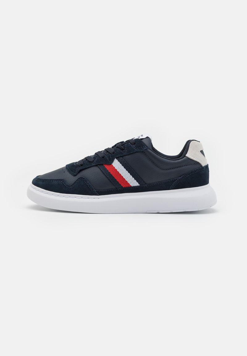 Tommy Hilfiger LIGHT CUP LTH MIX STRIPES - Sneakers basse - desert sky