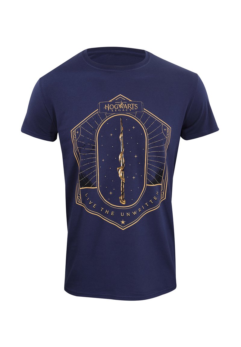 Henry Tiger HOGWARTS LEGACY GOLDEN WAND - T-shirts print - navy blue ...