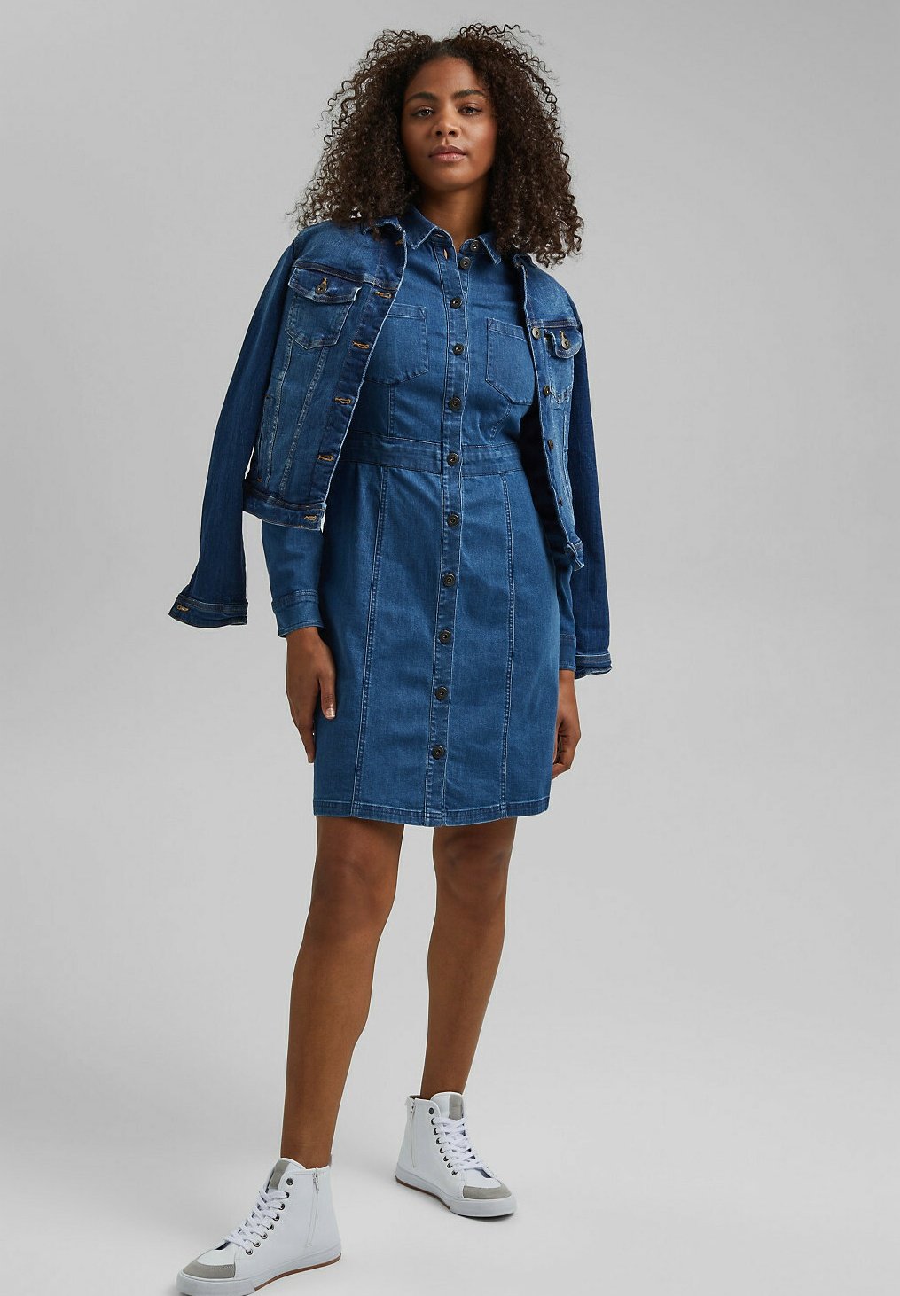 ruffle mini wrap dress