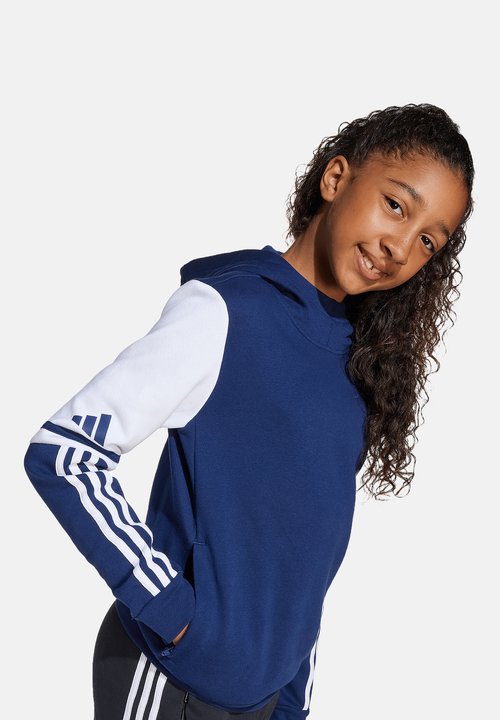 adidas SQUADRA HOODY UNISEX - Hoodie - blau/weiss — foto 2