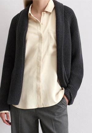 Strickjacke - dark grey