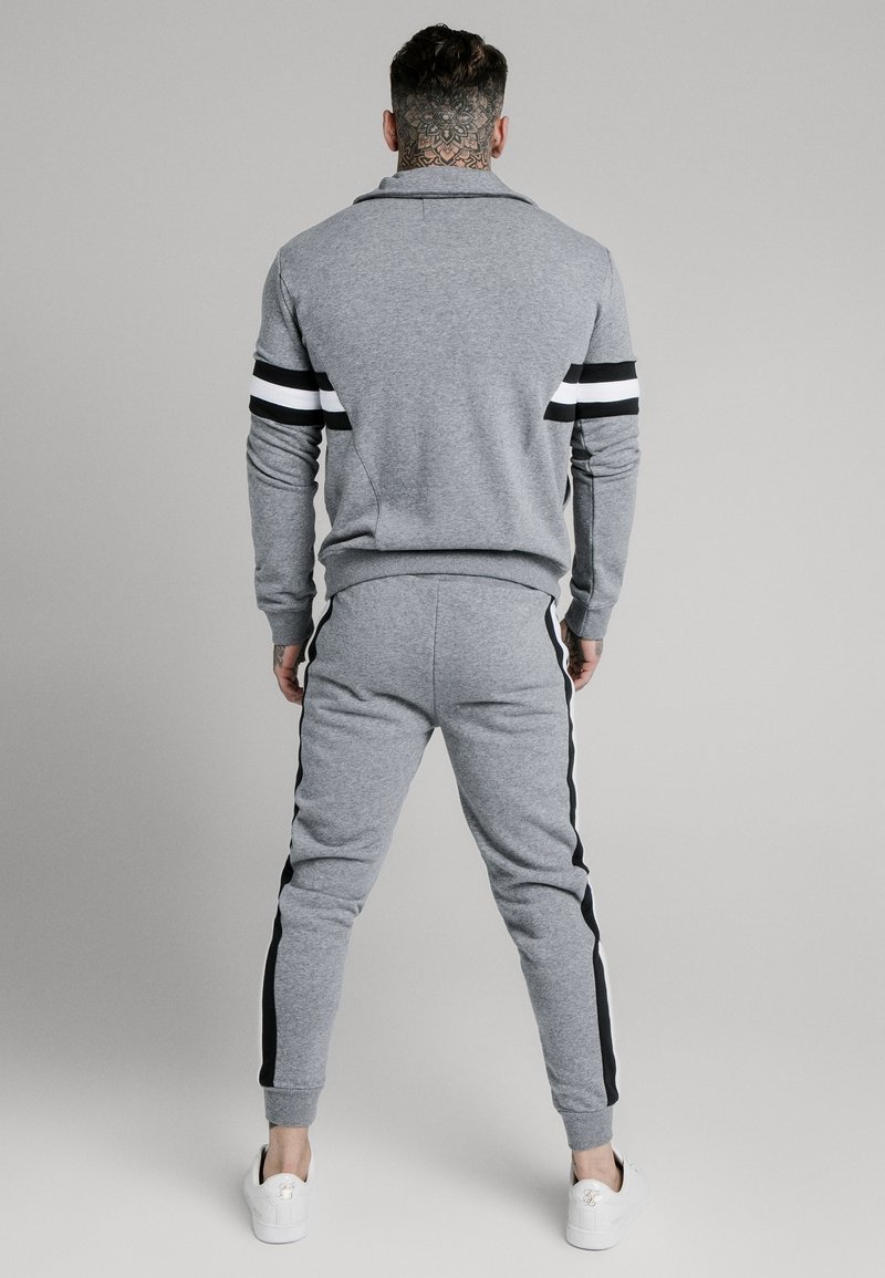 SIKSILK Sweater met rits - mottled grey