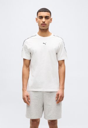 TAPE TEE - Trükipildiga T-särk - white