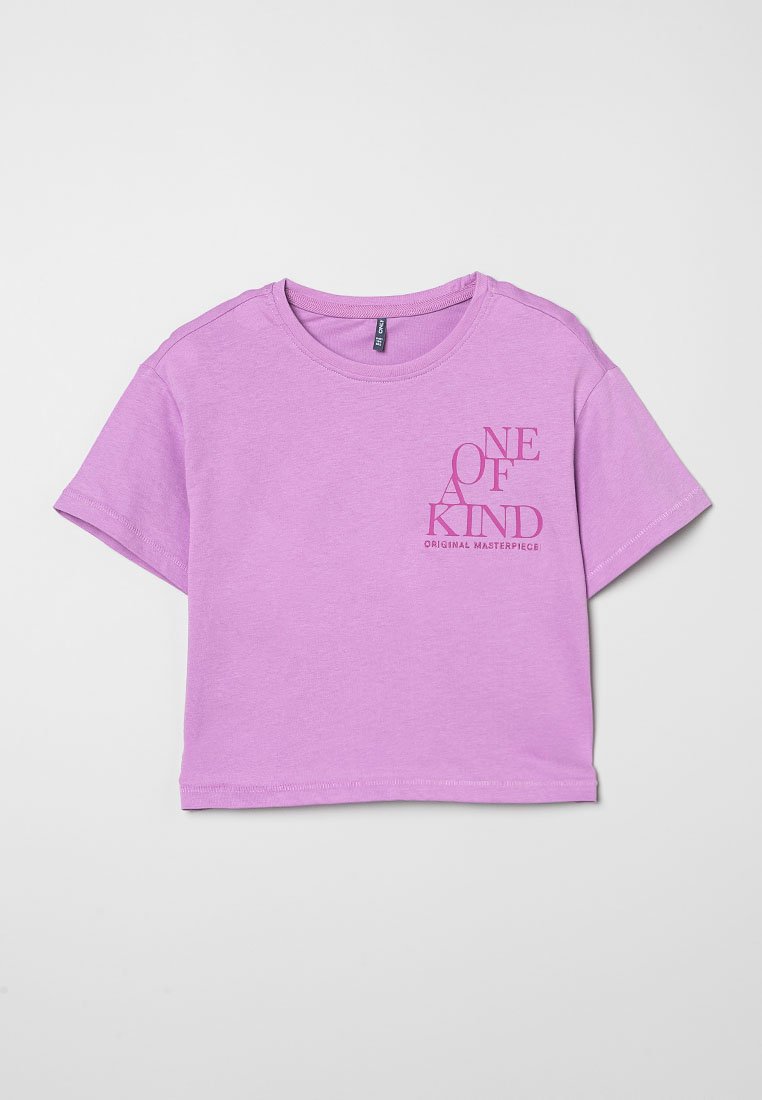 Only T-shirt print paars