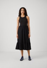 Gap Tall MIDI DRESS - Dnevna obleka - black