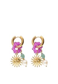 MORE WITH SUN AND BEADS - Boucles d'oreilles - goudkleurig