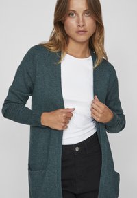 VILA VIRIL OPEN NOOS - Cardigan - ponderosa pine/dark melange