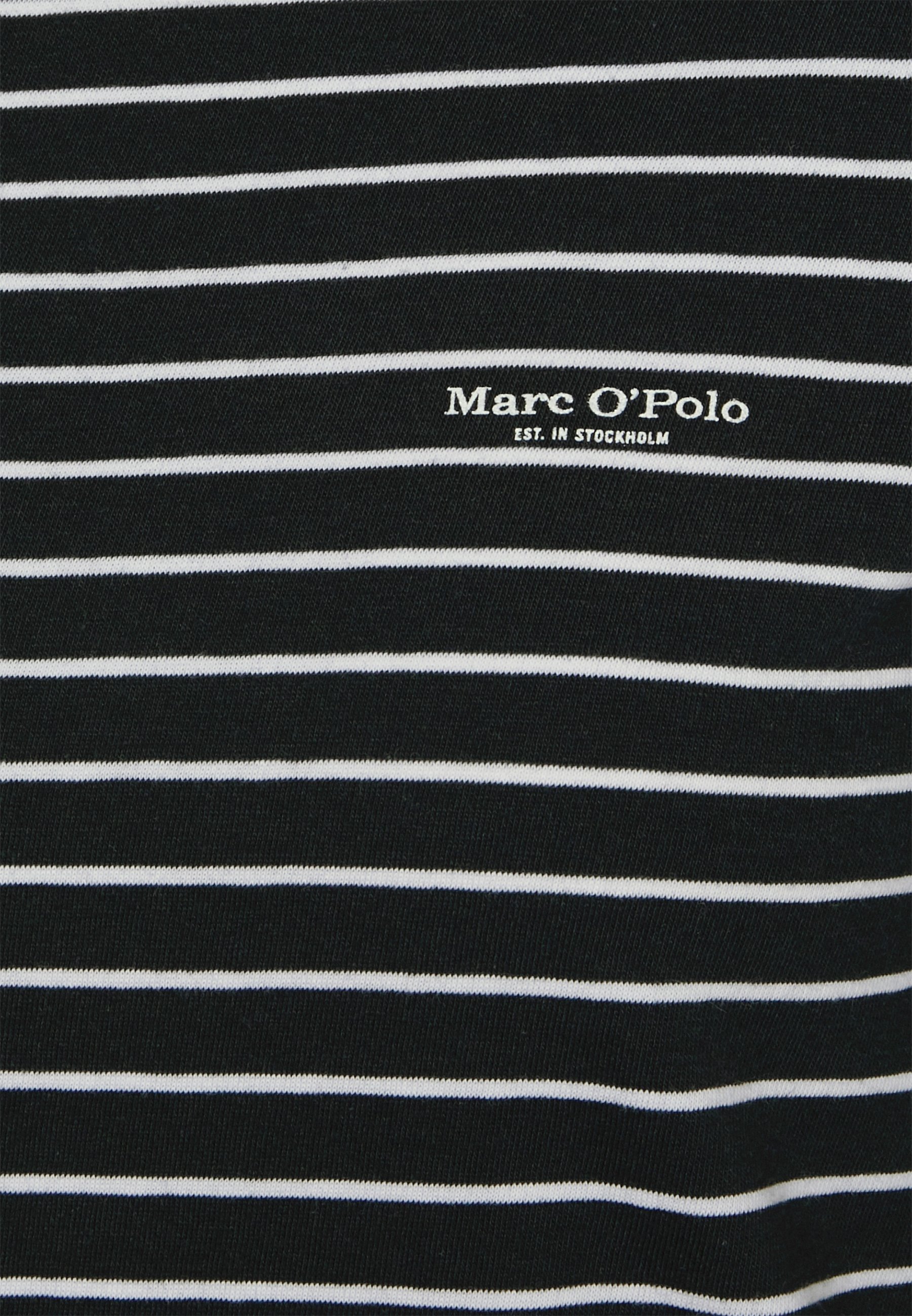 Marc O'Polo SHORT SLEEVE ROUND NECK STRIPED - T-shirt con stampa - deep sky/ blu scuro - Zalando