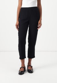 TOM TAILOR - LOOSE FIT - Nadrágok - deep black Miniatűr kép 1